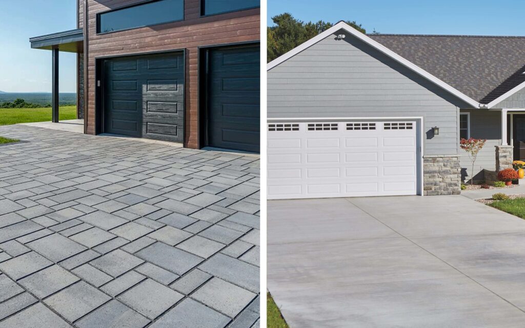 Concrete vs. Pavers