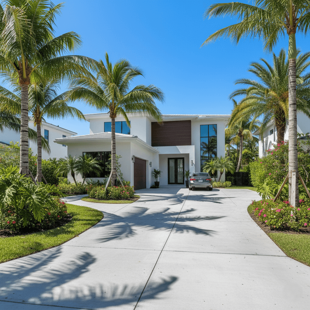 concrete driveway doral