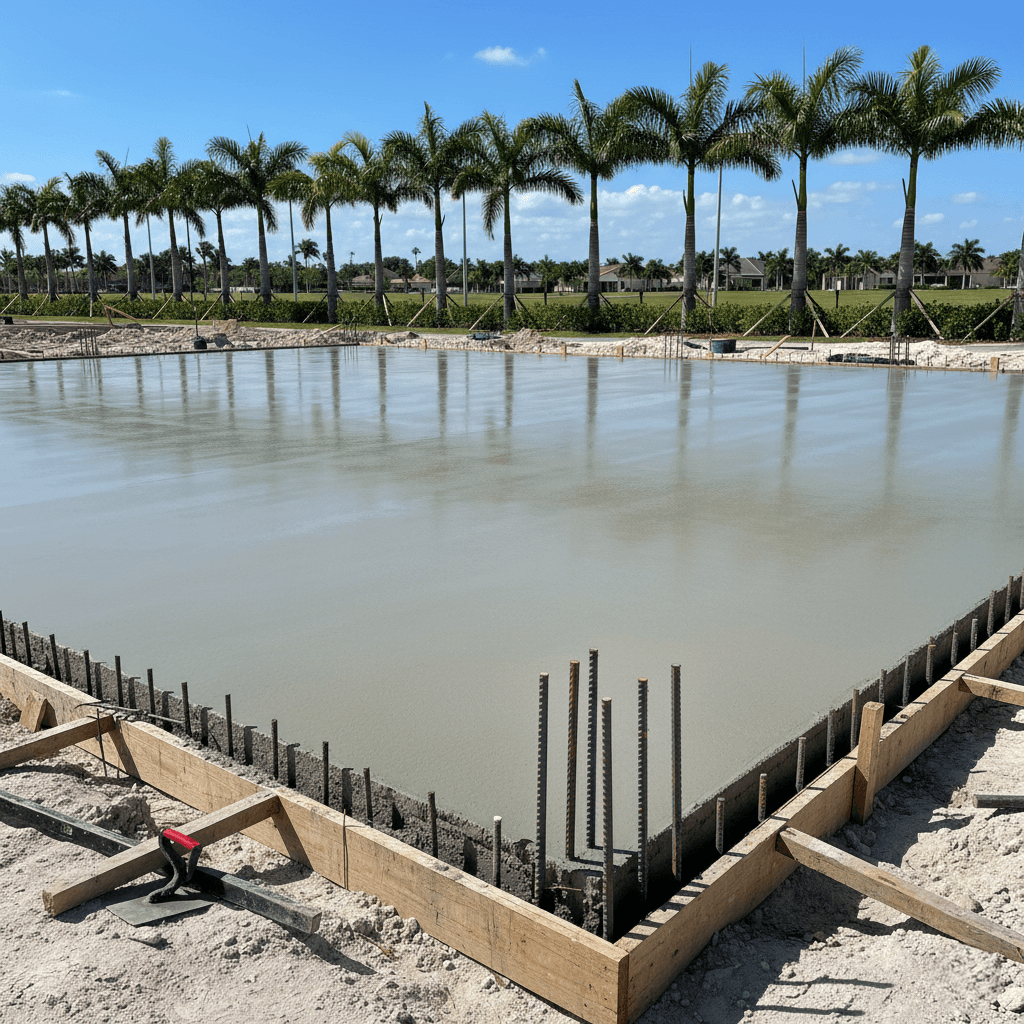 concrete slab doral