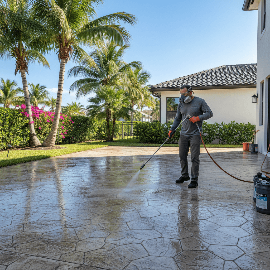 stamped concrete doral